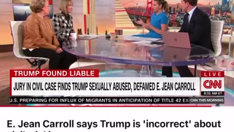 Proof it was a sham Jean Carroll admits on CNN this morning she *helped* New York Dems pass