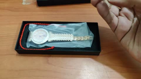 Nibosi women watch Rose Gold Diamond Wrist watch