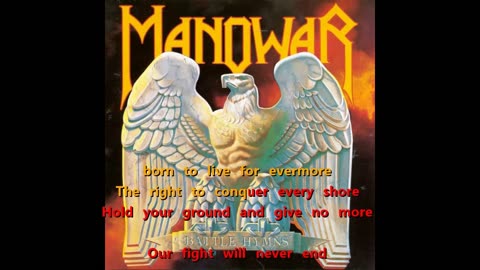 Manowar - Manowar {rise partisan karaoke}