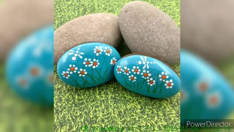 new and stunning stone rock painting ideas (1)