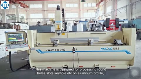 4 aixs cnc processing center for aluminum profile