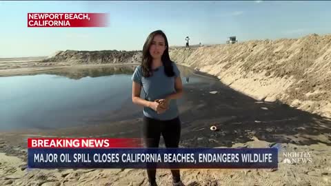Authorities Work To Slow Major California Oil Spill