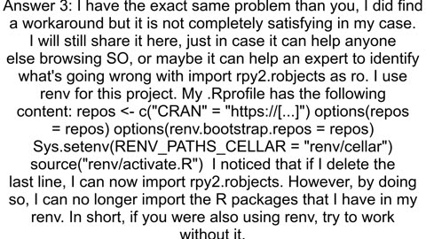 import rpy2robjects gives quotcons memory exhaustedquot