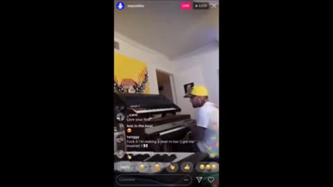 Mac Miller Last IG Live Before His Death!