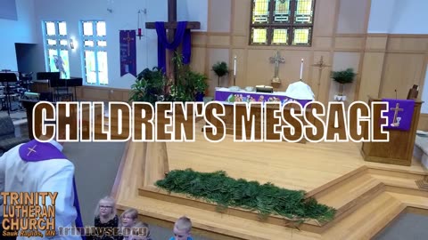 2023 04 02 April 2nd Palm Sunday Childrens Message Trinity Lutheran Sauk Rapids MN