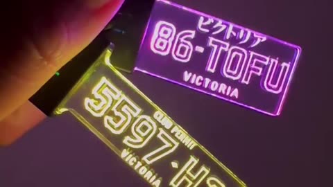 x2 Toyota Sprinter Trueno AE86 ‘LED Rego Keytag’ showcase! 🔗🇯🇵