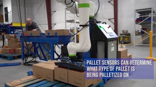 Hermes Mobile Palletizer with FANUC CRX-25iA Cobot