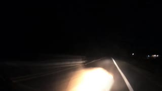 Motorcyclist Going Super Fast Hits a Deer