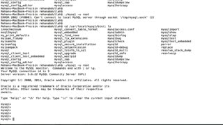How to connect to MySQL from Terminal on a Mac - Basic Tutorial | New