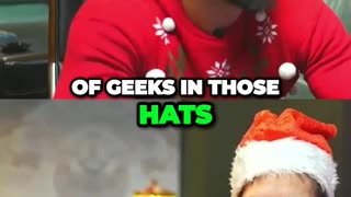 Unleashing the Christmas Spirit in a 'Gangster' Santa Hat Showdown