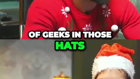 Unleashing the Christmas Spirit in a 'Gangster' Santa Hat Showdown