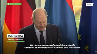 German Chancellor Scholz stresses 'right of self-determination for