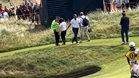 Four 'Just Stop Oil' protesters arrested after attempt to disrupt British golf tournament