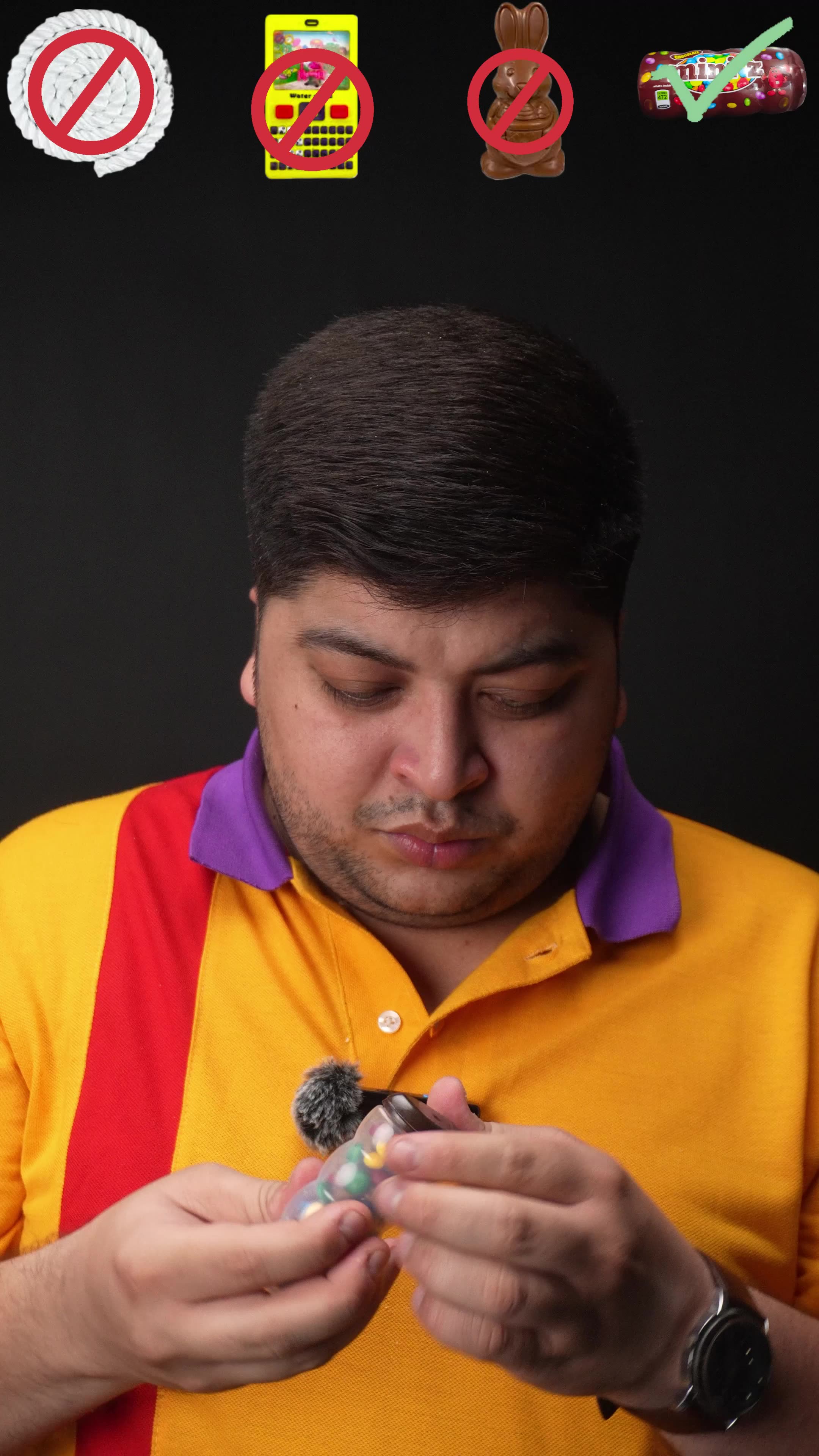 Eating Challenge | ASMR ||Eating rope, phone candy,rabbit choco, m$ms ...