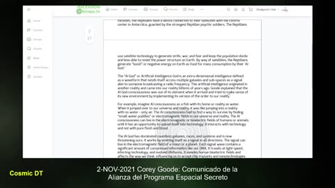 02-NOV-2021 Corey Goode_ Comunicado de la Alianza del Programa Espacial Secreto