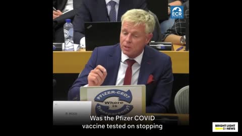 BREAKING: Pfizer Director Admits Vaccines Never Tested for Preventing Transmission -Rob Roos, MEP