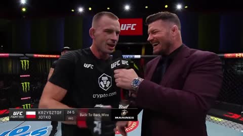 Krzysztof Jotko Octagon Interview | UFC Vegas 53