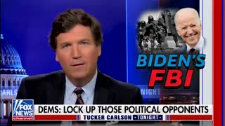 Tucker on Biden targeting political opponents with the FBI and J6 political prisoners: