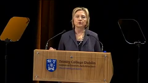 Hillary Clinton Speech At Trinity College Dublin