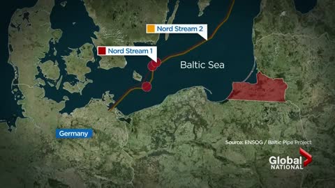 Russia accused of sabotage after blasts lead to leaks in Nord Stream pipelines