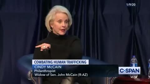 Cindy McCain, wife of Senator John McCain, confesses that the elites knew about Epstein,