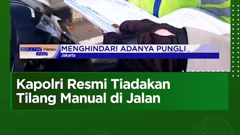 Police official has a Manual traffic ticket