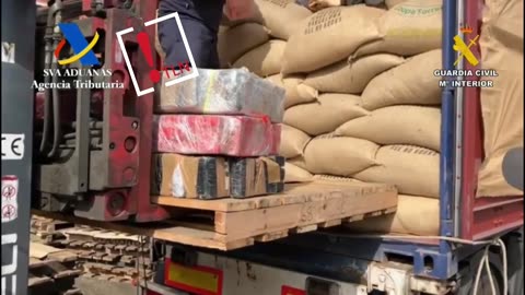 419 kilos de cocaína en un contenedor de café en el puerto de Barcelona