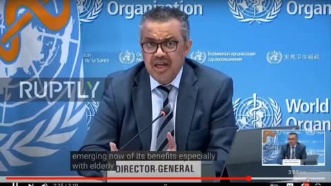 Dr. Tedros: Countries Are Using the Booster To Kill Children