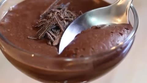 Chocolate mousse.