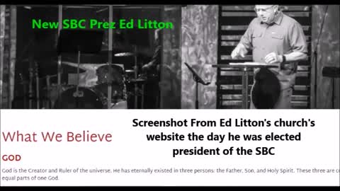 Proof Tony Evans & Ed Litton Taught The Heresy of Partialism (Trinity Is Composed of 3 Parts)