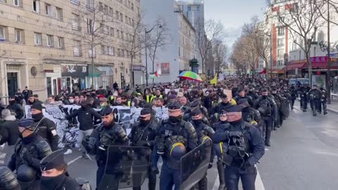 Unexpected Group Joins Freedom March in Paris