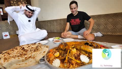 EXTREME Food in Dubai - GIANT Yemeni GOAT PLATTER COOKING! amazing!! S L Satisfying,