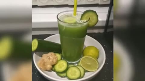 lose weight fast and lower blood pressure with # cucumber lime and ginger#