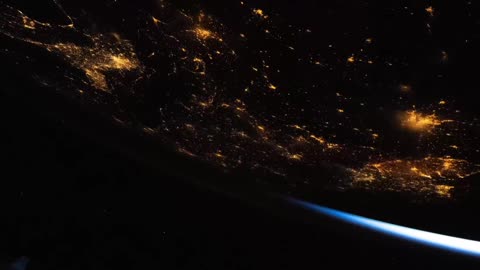 An Astronaut's View - Beautiful Night Lights on Earth