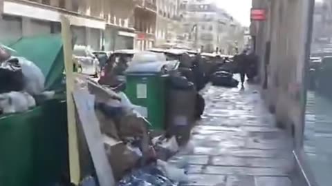 French garbage strike