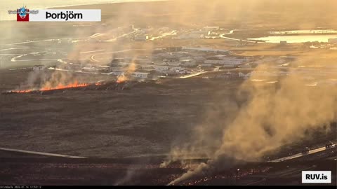 Lava Has Reached Grindavik! Jan14, 2024