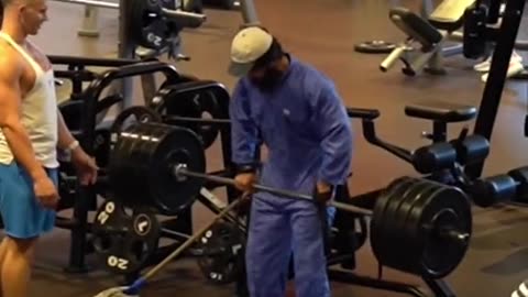 He was amazed by Crazy Gym Cleaner