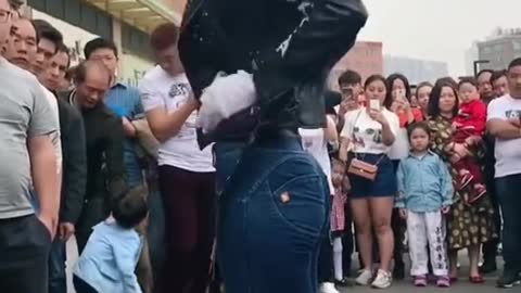 The female apprentice can dance well