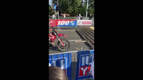 Biker Goes Down at Red Bull Romaniacs