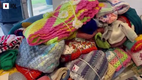 Watch: 67 Blankets for Nelson Mandela Day keep people warm this winter