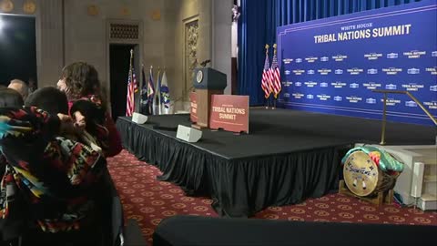 Biden delivers remarks at the White House Tribal Nations Summit