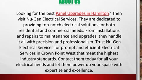 Panel Upgrades in Hamilton