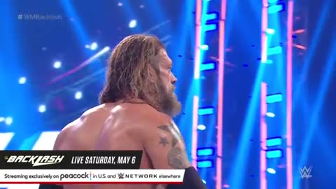 Edge vs Aj styles WWE Wrestlemania Backlash 2022