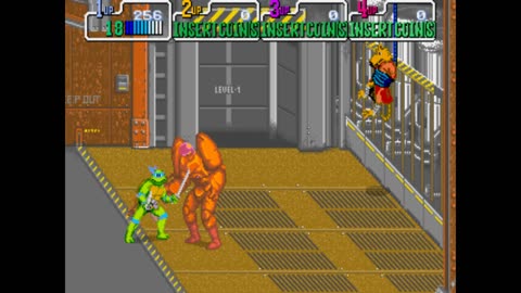 Teenage Mutant Ninja Turtles Arcade Game Konami 1989 Mame