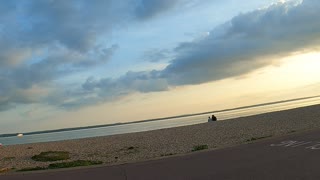 Timelapse of the sea and sky Gosport. Hampshire