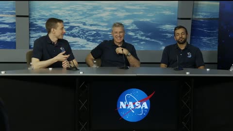 Expedition 69 NASA’s SpaceX Crew-6 Talks with Media Following Mission