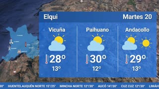 EL TIEMPO EN LA REGIÓN MARTES 20 DE FEBRERO