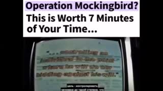 Have You Researched Operation Mockingbird?