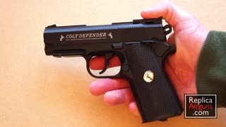 COLT DEFENDER - H&K USP - S&W M&P - MAKAROV REPLICA BB GUNS COMPARISON REVIEW