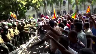 Sri Lanka police fire tear gas at protesters